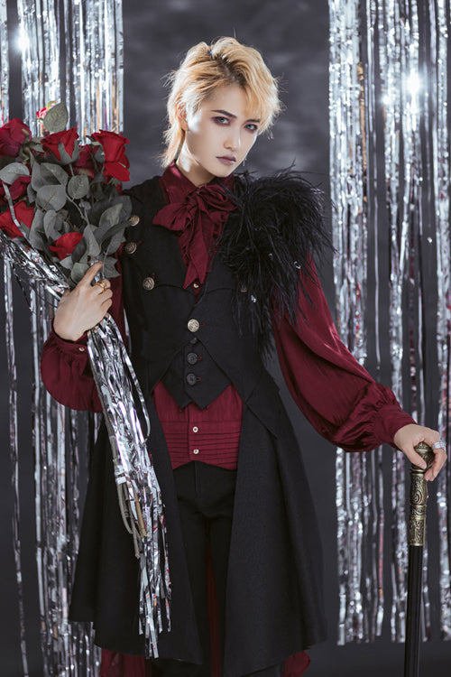 Immortal Thorn Light in the Dark Ouji Lolita Vest Black