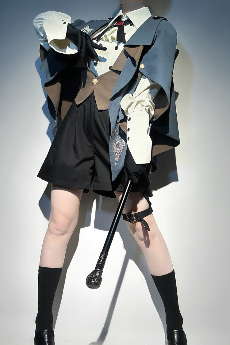 Printed Ouji Prince Handsome Lolita Cloak