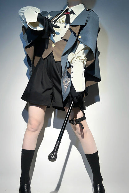 Printed Ouji Prince Handsome Lolita Cloak