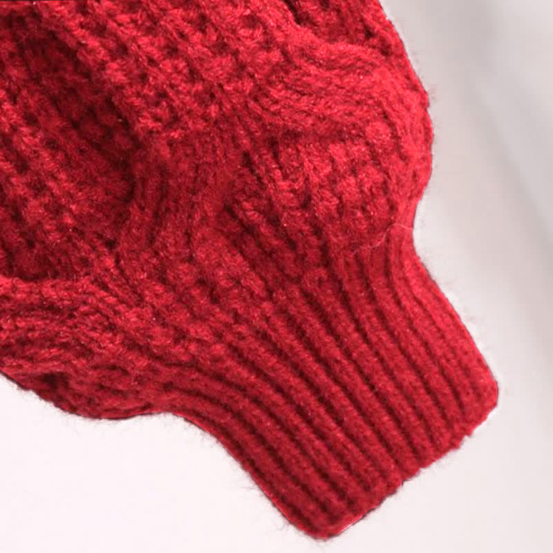 Bow Set Cardigan Dress Red Decor Slip Lace