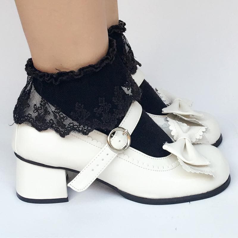Elegant Lolita Custom Shoes SP168082 Bow Made