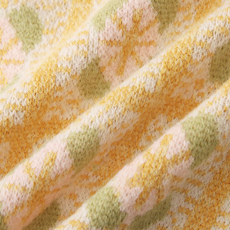 Skirt Colorblock Fishtail Set T-Shirt V-neck Denim