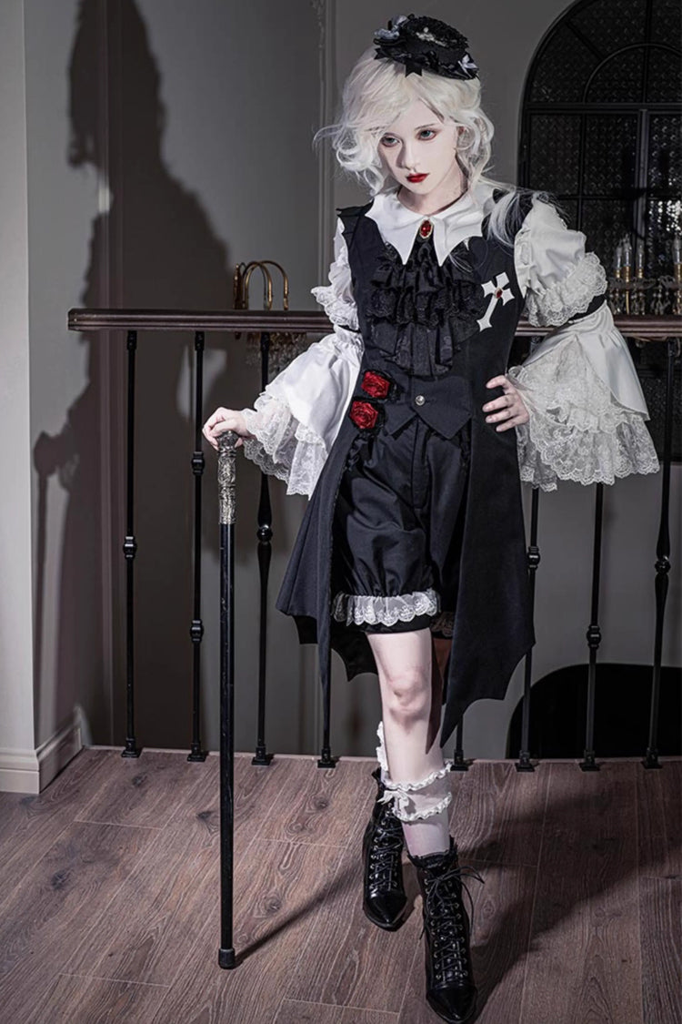 Sleeveless Ouji Prince Vest with Elegant Details