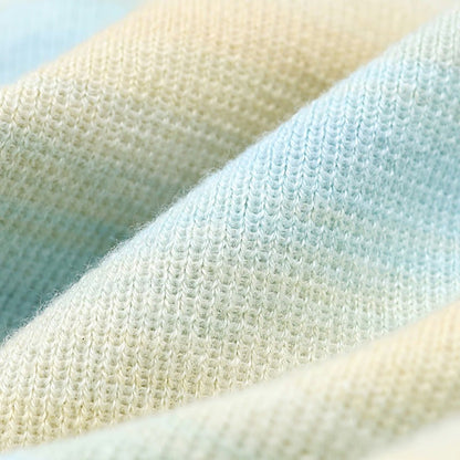 Stripe Leg Wide T-shirt Pantskirt Pieces Set Two