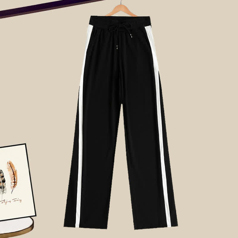 Pants Cardigan Rainbow Casual Colorful Stripe