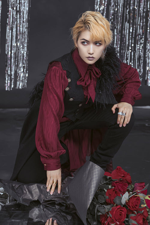 Immortal Thorn Light in the Dark Ouji Lolita Vest Black
