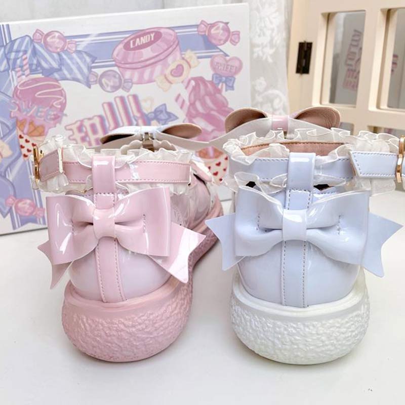 Lolita Mary Janes Schuhe mit Kawaii-Häschen