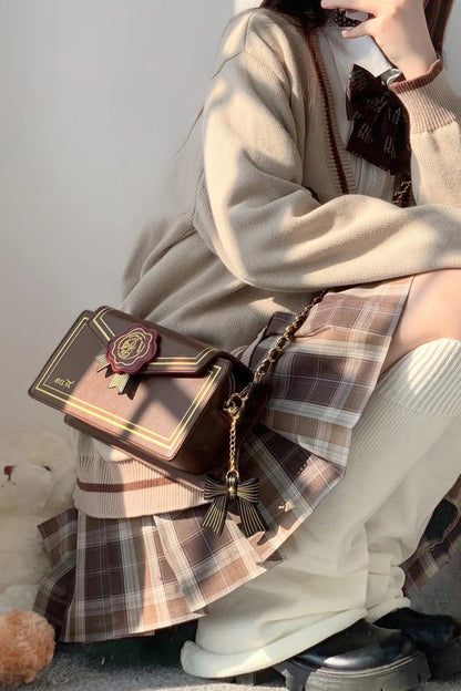 Rose Chain Crossbody Bag in Sweet Style