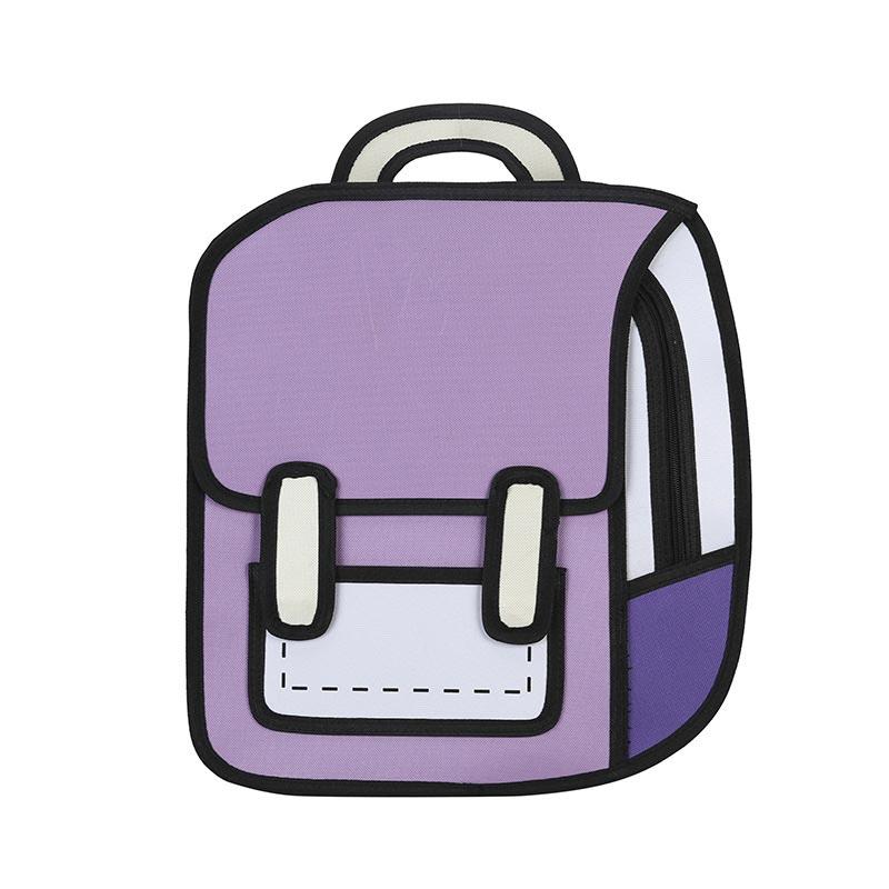 Dreidimensionaler Cartoon-Rucksack