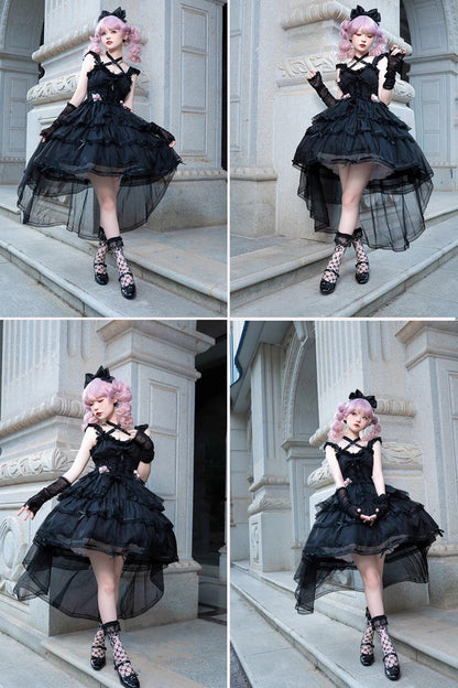Hanayome Lolita JSK Dress with Multiple Layers