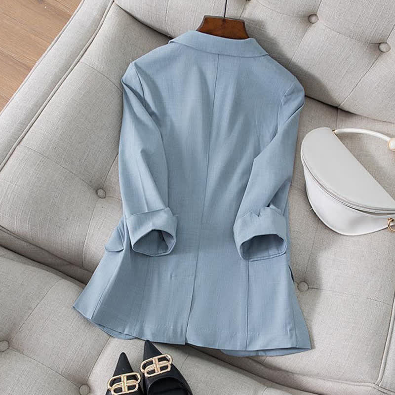 Classic Three-quarter Sleeve Blazer