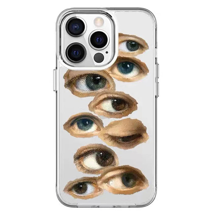 Coque iPhone avec image des yeux