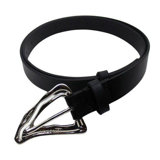 Ceinture à boucle asymétrique noire