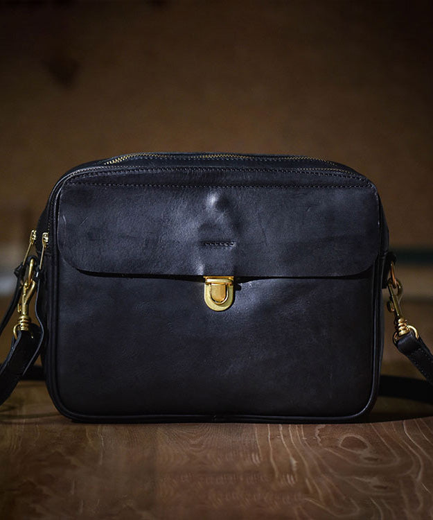 Orange Bag Leather Durable Art Versatile Cross-body