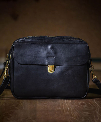 Orange Bag Leather Durable Art Versatile Cross-body