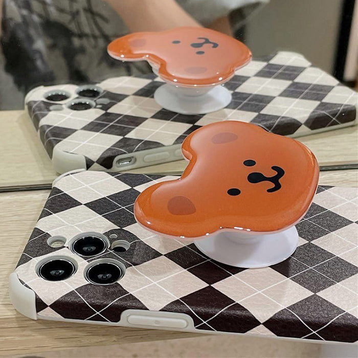 Coque iPhone à motif d'ours en argile