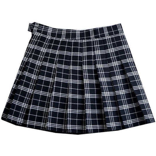 Class Plaid Skirt