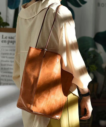 Green Capacity Large Bag Boho Bucket Leather