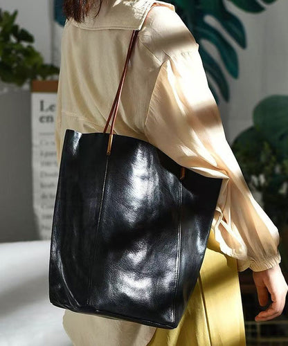 Green Capacity Large Bag Boho Bucket Leather