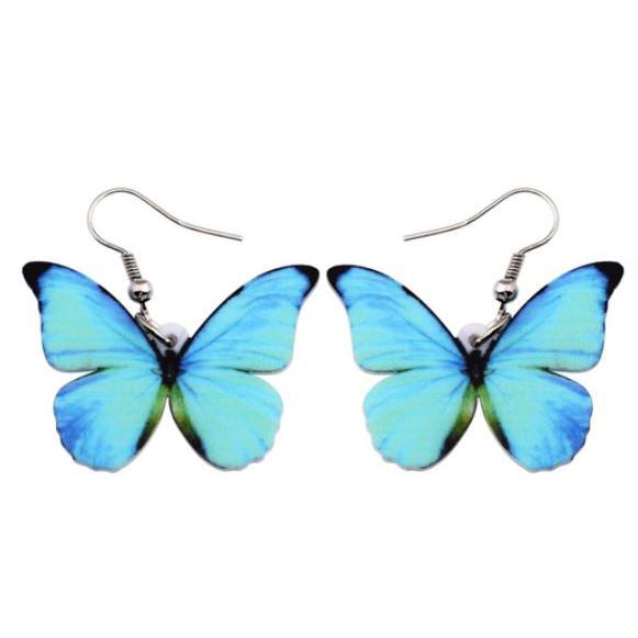 Boucles d'oreilles papillon élégantes