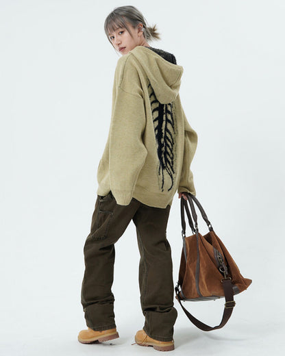 Centipede Knit Hoodie, hoodie sweater boogzel clothing