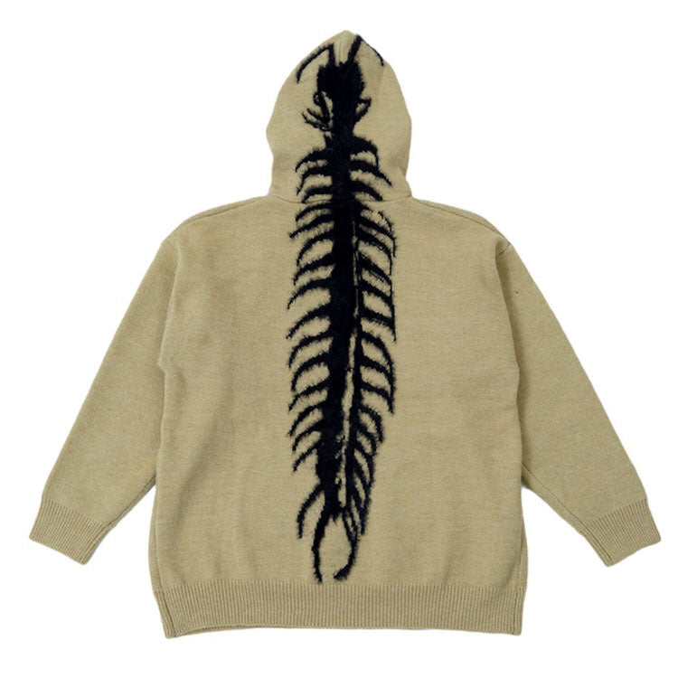 Centipede Knit Hoodie, hoodie sweater boogzel clothing