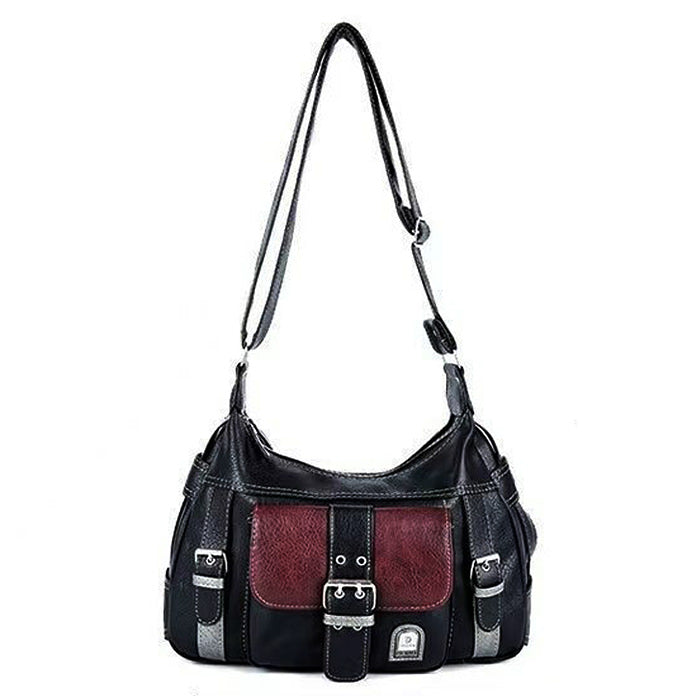 Black Check Shoulder Bag