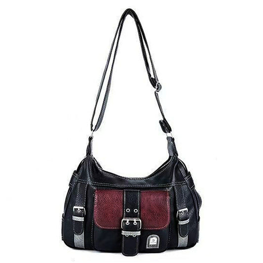 Black Check Shoulder Bag