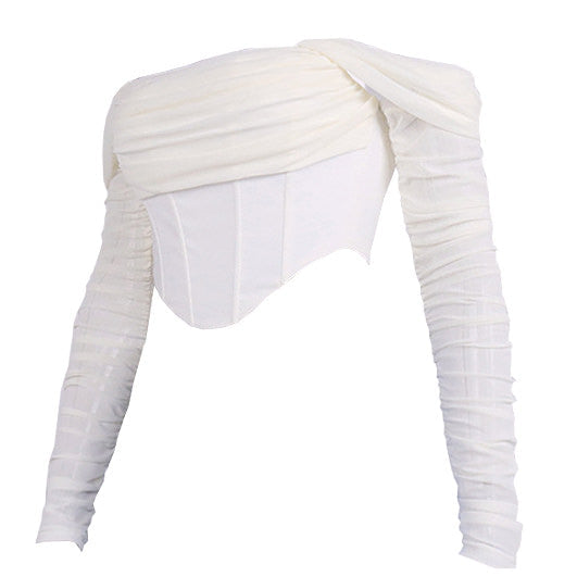 Haut corset blanc