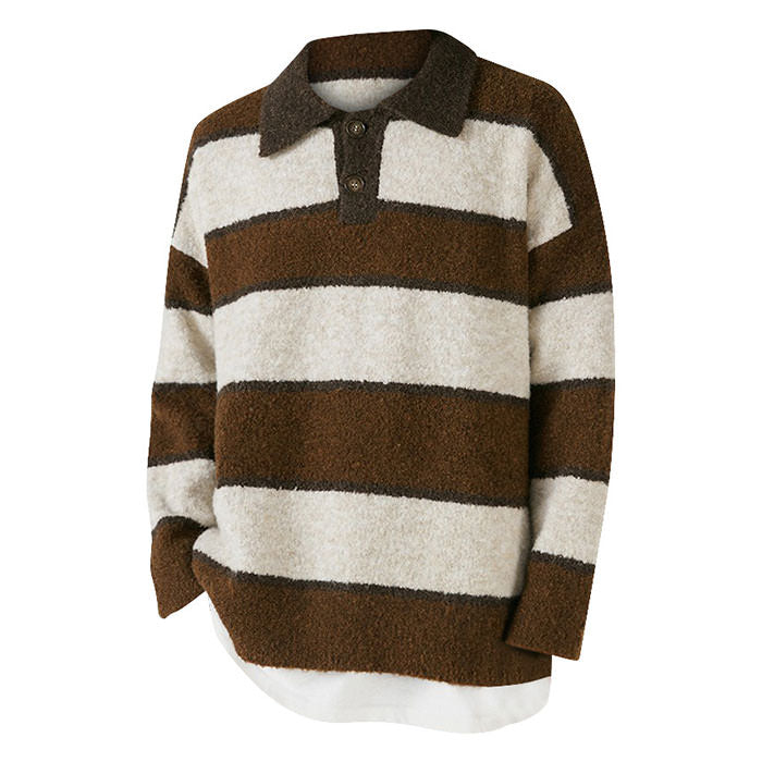 Causal Striped Pullover