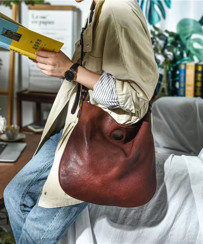 Orange CrossBody DIY Bag Leather Messenger Durable