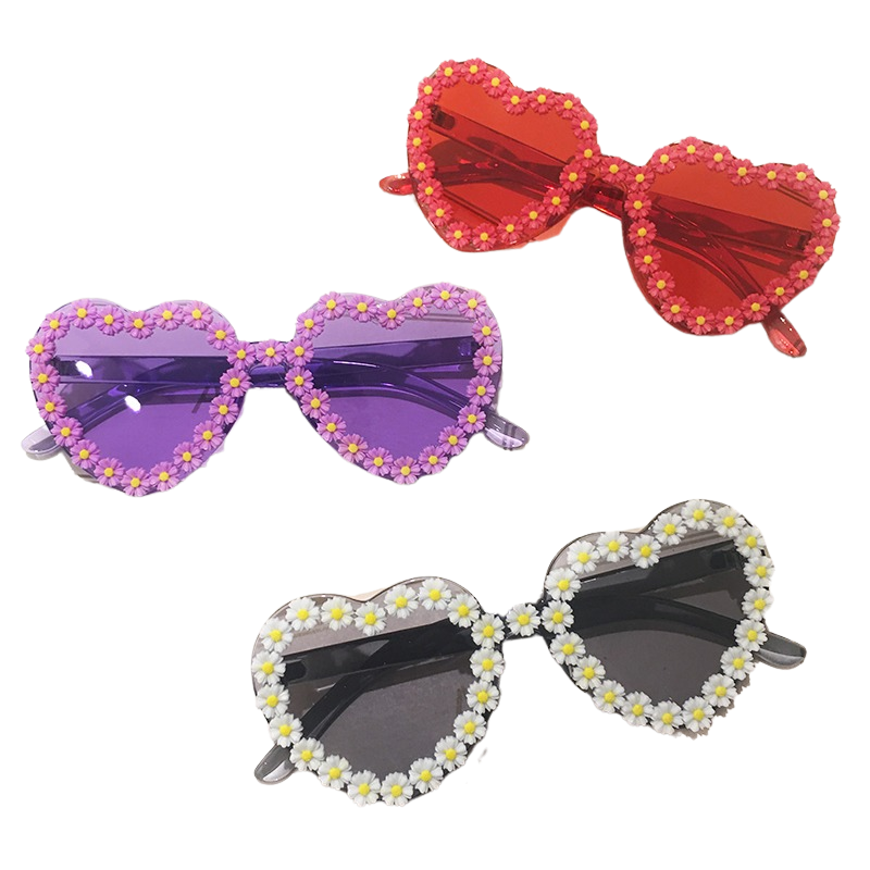 Daisy Heart Sunglasses