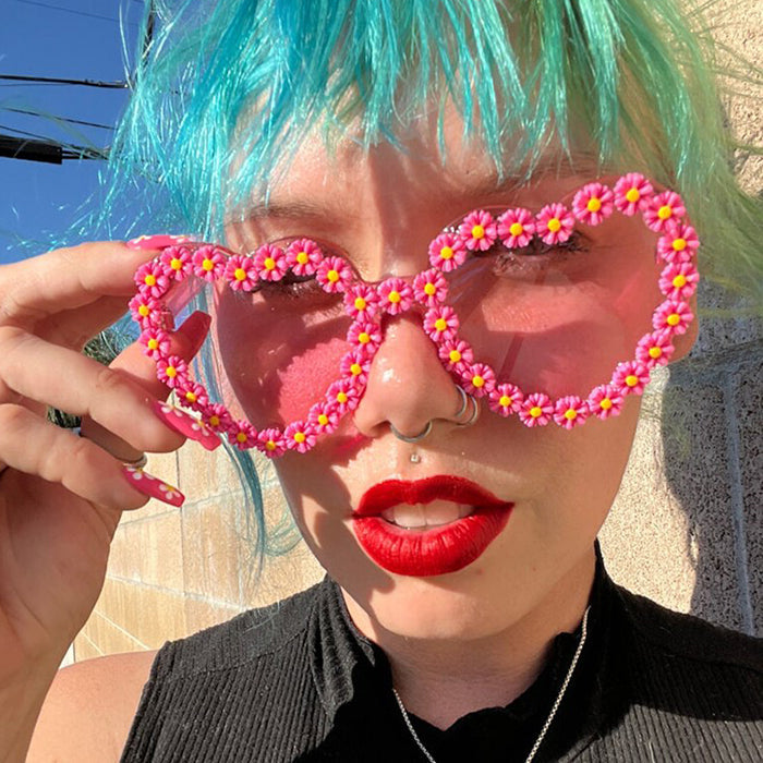 Daisy Heart Sunglasses