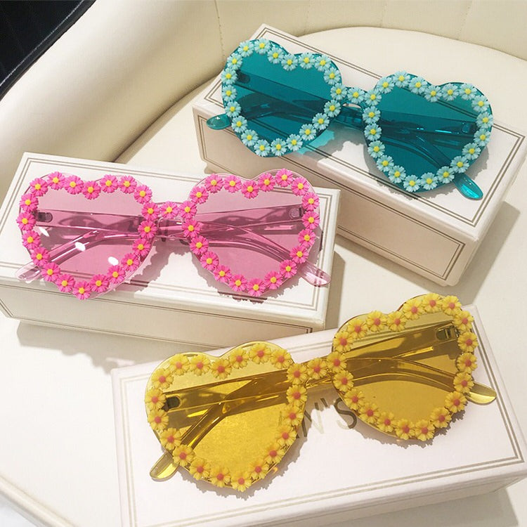 Daisy Heart Sunglasses