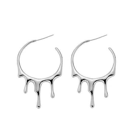 Boucles d'oreilles créoles pendantes