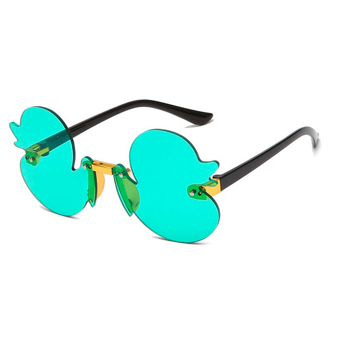 Übergroße Sonnenbrille mit Enten-Motiv