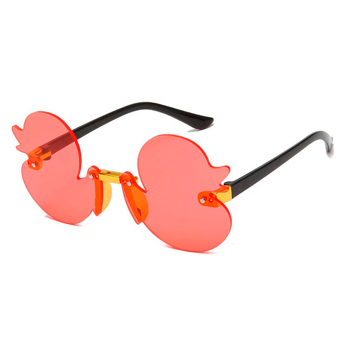 Lunettes de soleil surdimensionnées en forme de canard