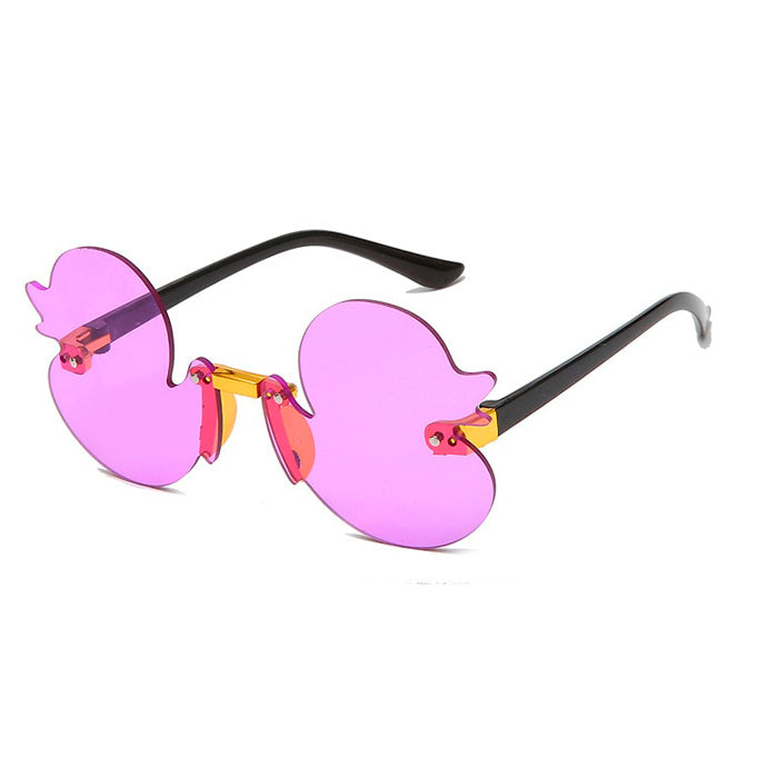 Übergroße Sonnenbrille mit Enten-Motiv