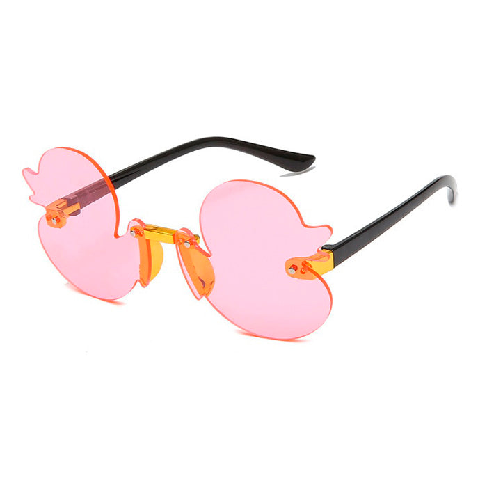 Übergroße Sonnenbrille mit Enten-Motiv