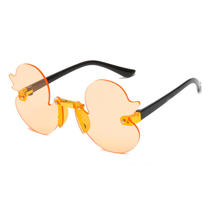 Übergroße Sonnenbrille mit Enten-Motiv