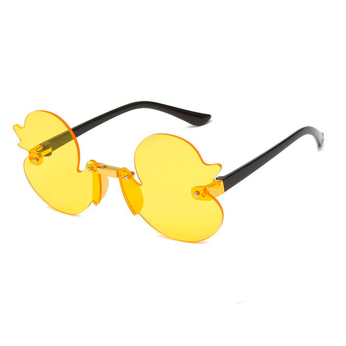 Übergroße Sonnenbrille mit Enten-Motiv