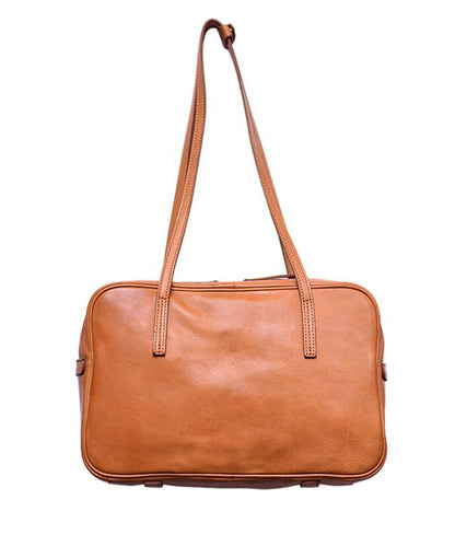 Bags Durable Square Leather Elegant Orange Shoulder