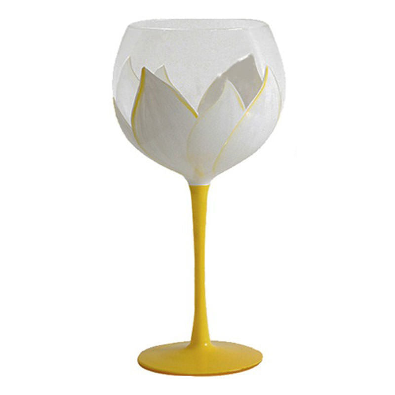 Verre de fleur de tulipe de beauté