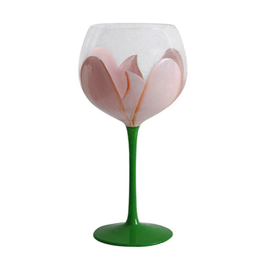 Verre de fleur de tulipe de beauté