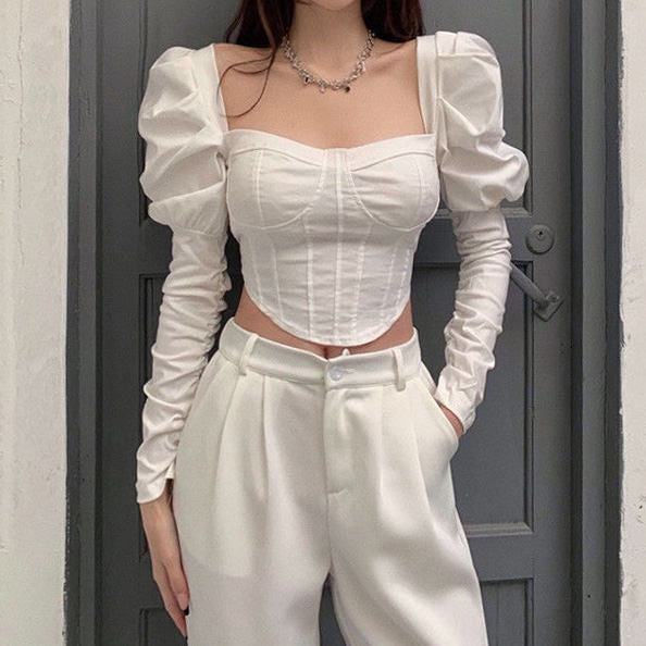 French Elegant Corset Top