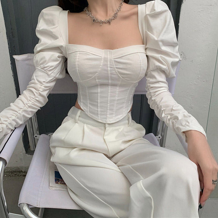 French Elegant Corset Top