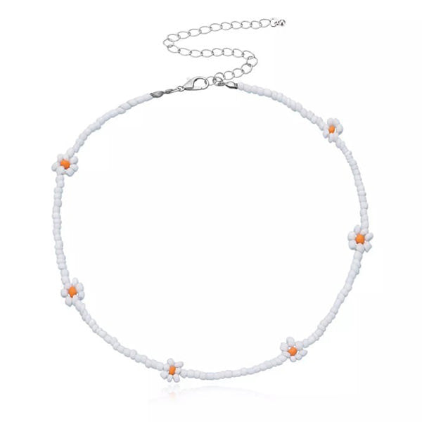 Elegantes Blumen-Halsband