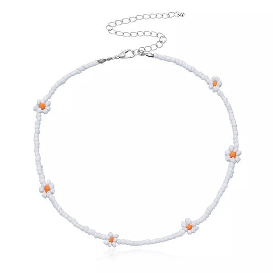 Elegantes Blumen-Halsband