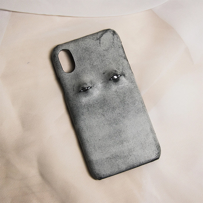 Eyes Leather iPhone Case