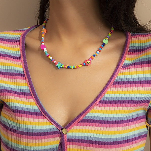 Collier de perles Candy Y2K